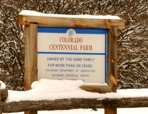 centennial Farm Sign